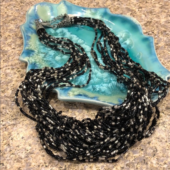 Coldwater Creek Jewelry - Coldwater Creek Black & Silver Necklace